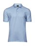 Polo Luxury Stretch Uomo in Piqué - Blu - Tee Jays