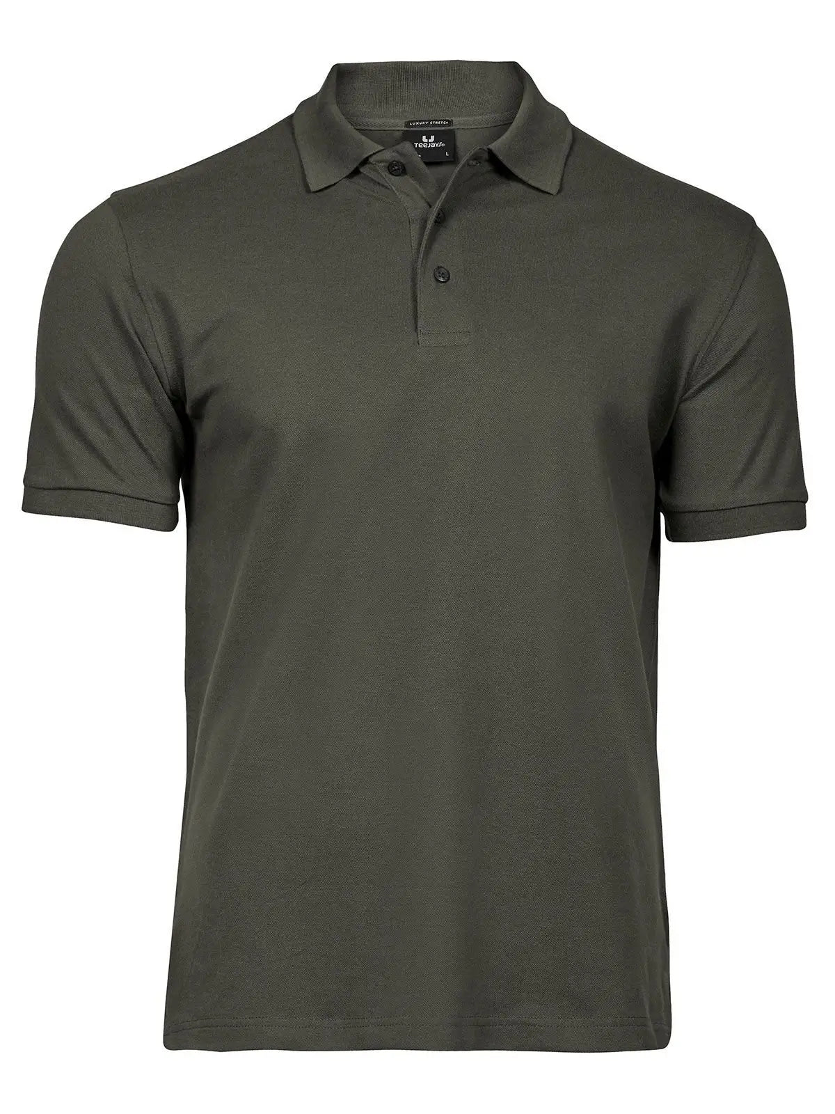 Polo Luxury Stretch Uomo in Piqué - Verde - Tee Jays