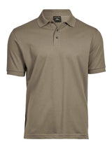 Polo Luxury Stretch Uomo in Piqué - Beige - Tee Jays