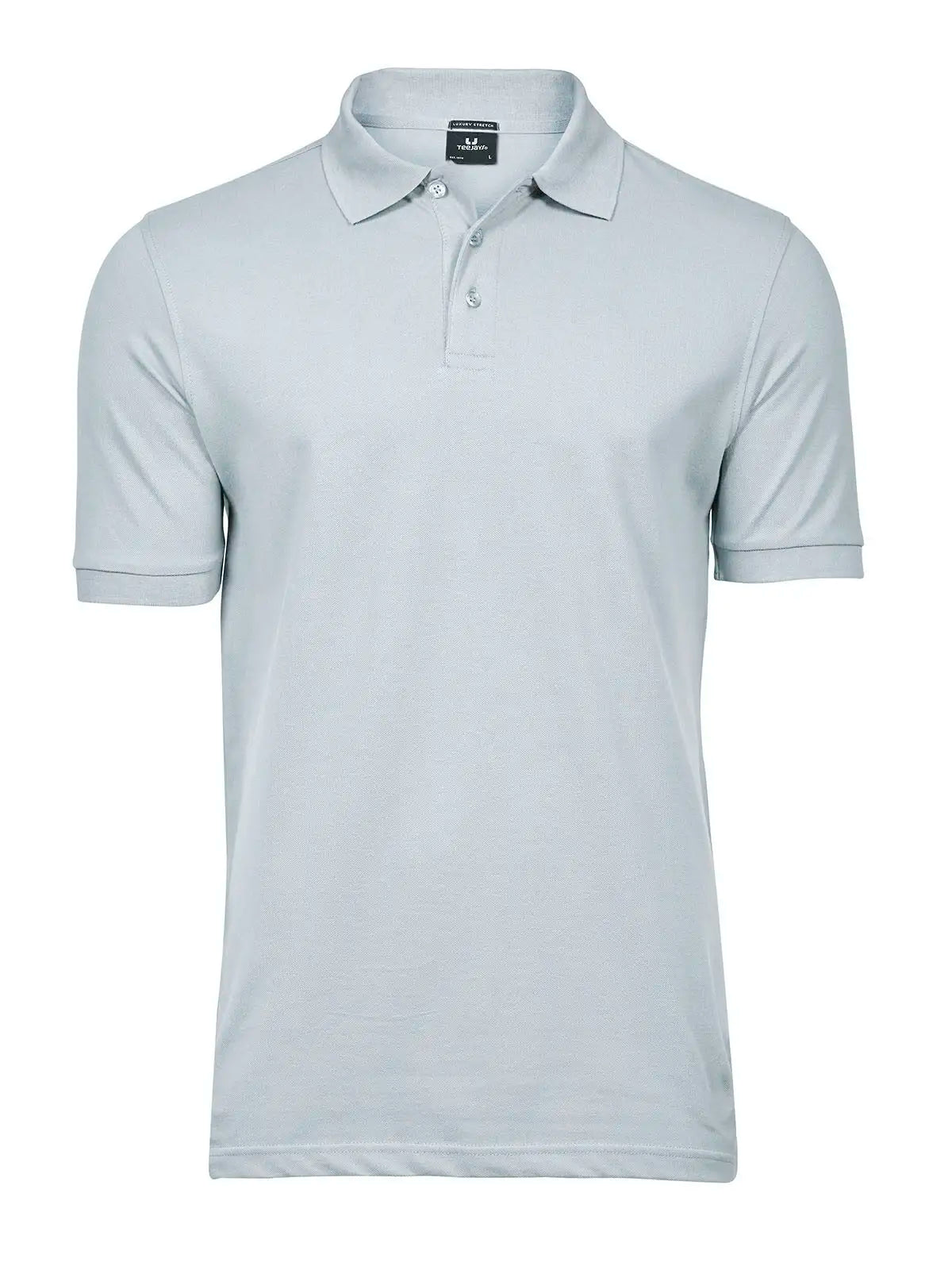 Polo Luxury Stretch Uomo in Piqué - Azzurro - Tee Jays