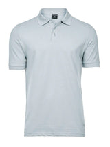 Polo Luxury Stretch Uomo in Piqué - Azzurro - Tee Jays