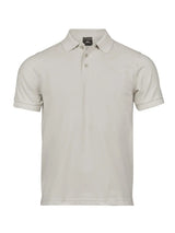 Polo Luxury Stretch Uomo in Piqué - Grigio - Tee Jays
