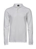 Luxury Stretch Long Sleeve Polo Uomo – Piqué | Tee Jays - Bianco