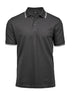 Luxury Stripe Stretch Polo Uomo – Piqué | Tee Jays - Dark grey/White