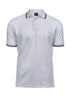Luxury Stripe Stretch Polo Uomo – Piqué | Tee Jays - White/Navy
