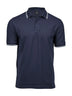 Luxury Stripe Stretch Polo Uomo – Piqué | Tee Jays - Navy/White