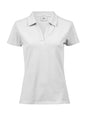 Women Luxury Stretch V Polo Donna – Scollo a V | Tee Jays - Bianco