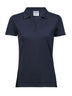 Women Luxury Stretch V Polo Donna – Scollo a V | Tee Jays - Blu