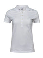 Ladiess Luxury Stretch Polo Donna | Tee Jays - Bianco