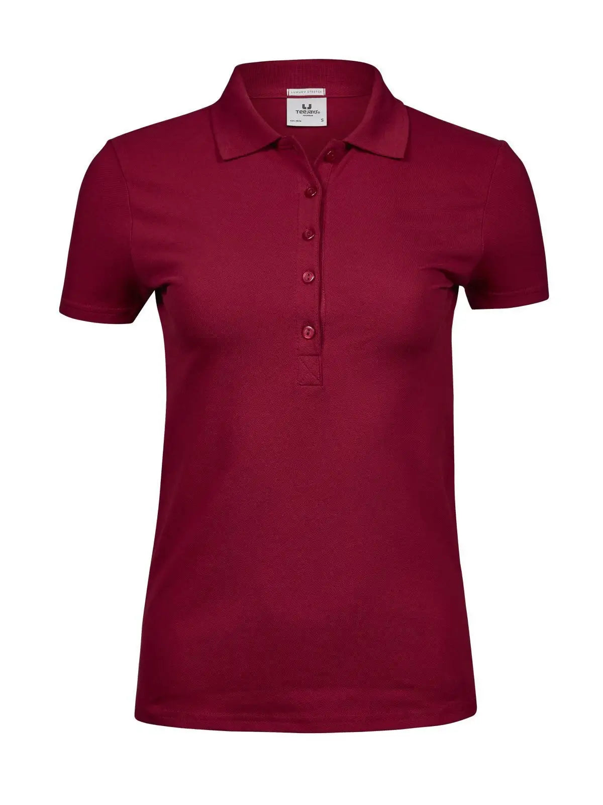 Ladiess Luxury Stretch Polo Donna | Tee Jays - Deep Red
