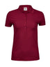 Ladiess Luxury Stretch Polo Donna | Tee Jays - Deep Red