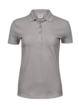 Ladiess Luxury Stretch Polo Donna | Tee Jays - Stone