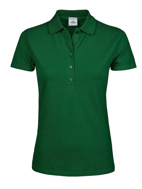 Ladiess Luxury Stretch Polo Donna | Tee Jays - Forest Green