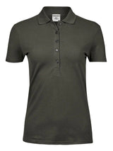 Ladiess Luxury Stretch Polo Donna | Tee Jays - Deep Green