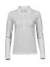 Ladies Luxury Stretch Long Sleeve Polo Donna – Piqué | Tee Jays - Bianco