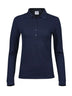 Ladies Luxury Stretch Long Sleeve Polo Donna – Piqué | Tee Jays - Blu