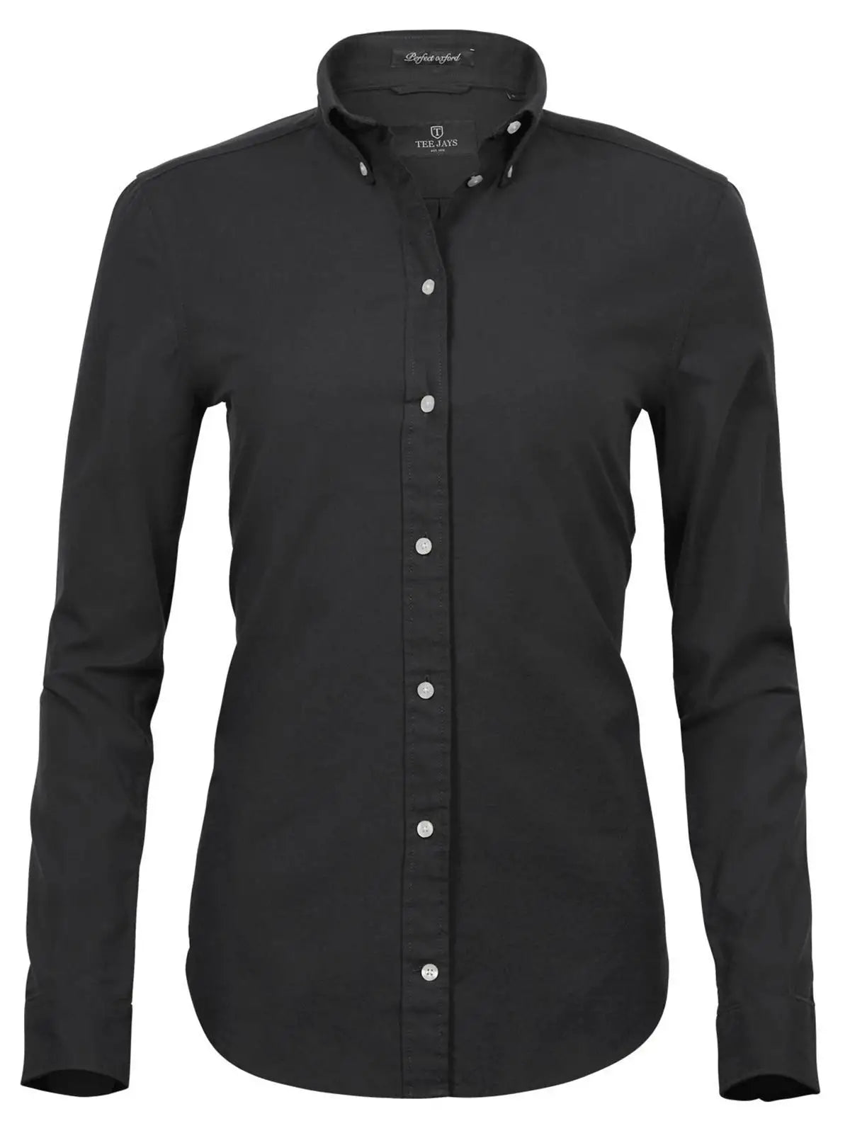 Camicia Oxford Donna Perfect - Nero - Tee Jays