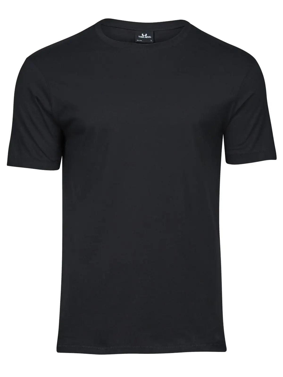 T-shirt Luxury Uomo in Cotone a Fibra Lunga - Nero - Tee Jays