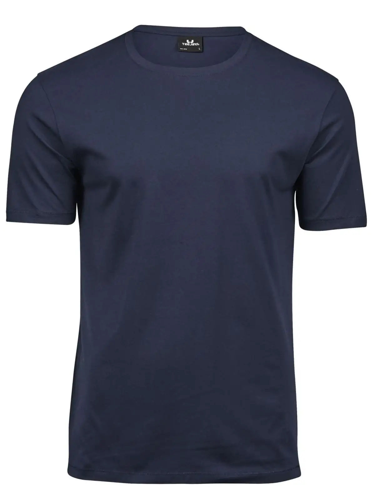T-shirt Luxury Uomo in Cotone a Fibra Lunga - Blu - Tee Jays