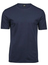 T-shirt Luxury Uomo in Cotone a Fibra Lunga - Blu - Tee Jays