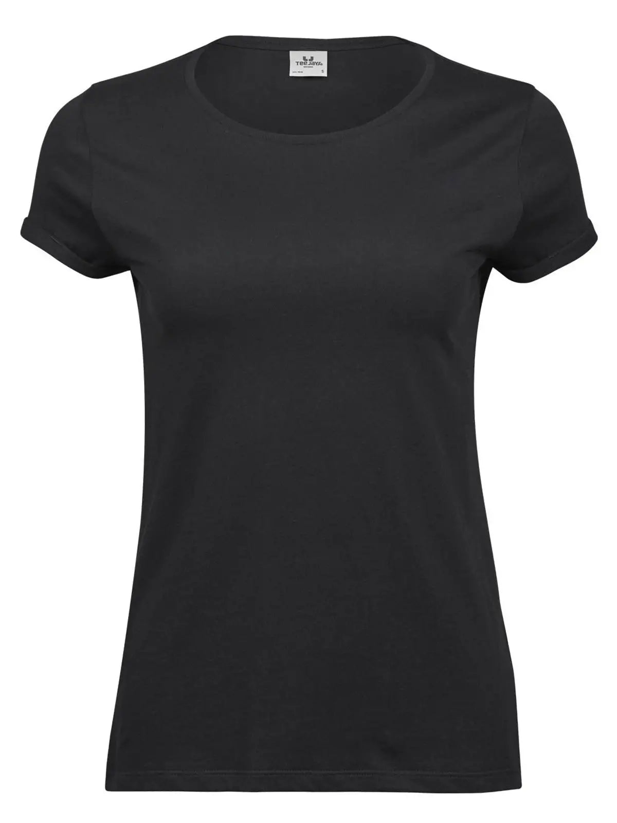T-shirt Ladies Roll-Up Tee Donna | Tee Jays - Nero