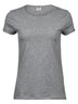 T-shirt Ladies Roll-Up Tee Donna | Tee Jays - Grigio