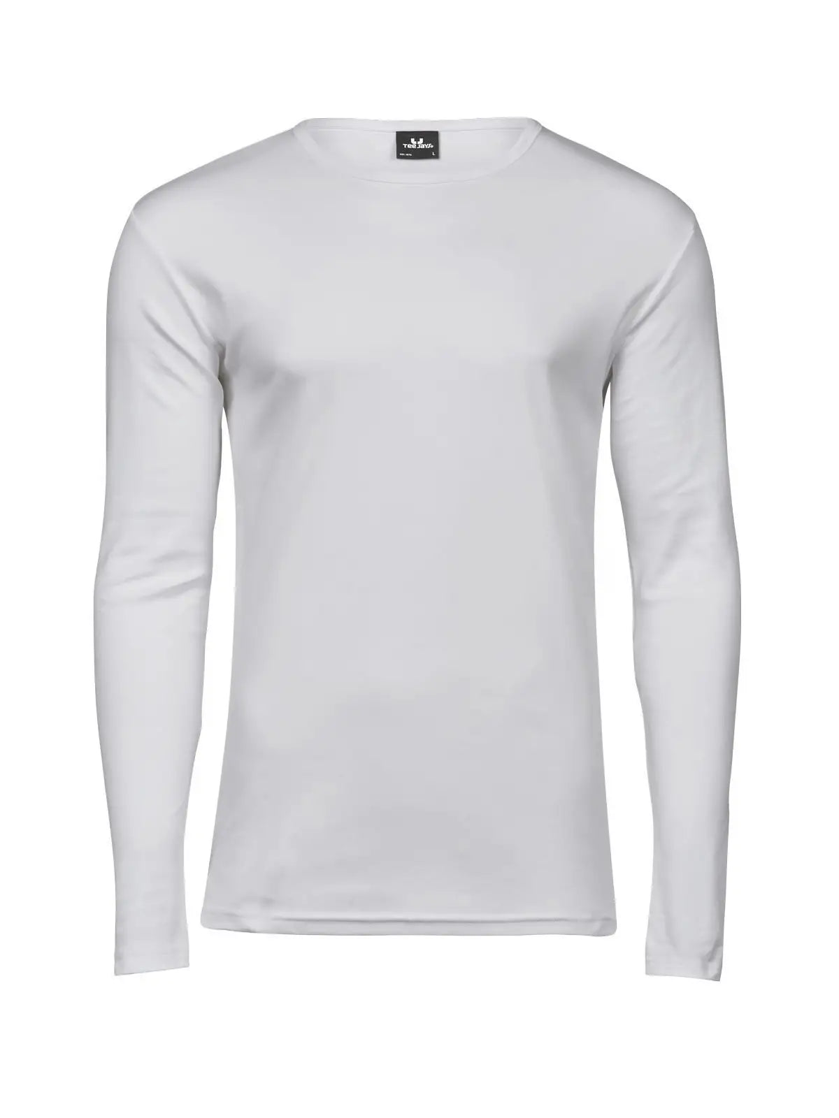 T-shirt Long Sleeve Interlock Tee Uomo | Tee Jays - Bianco