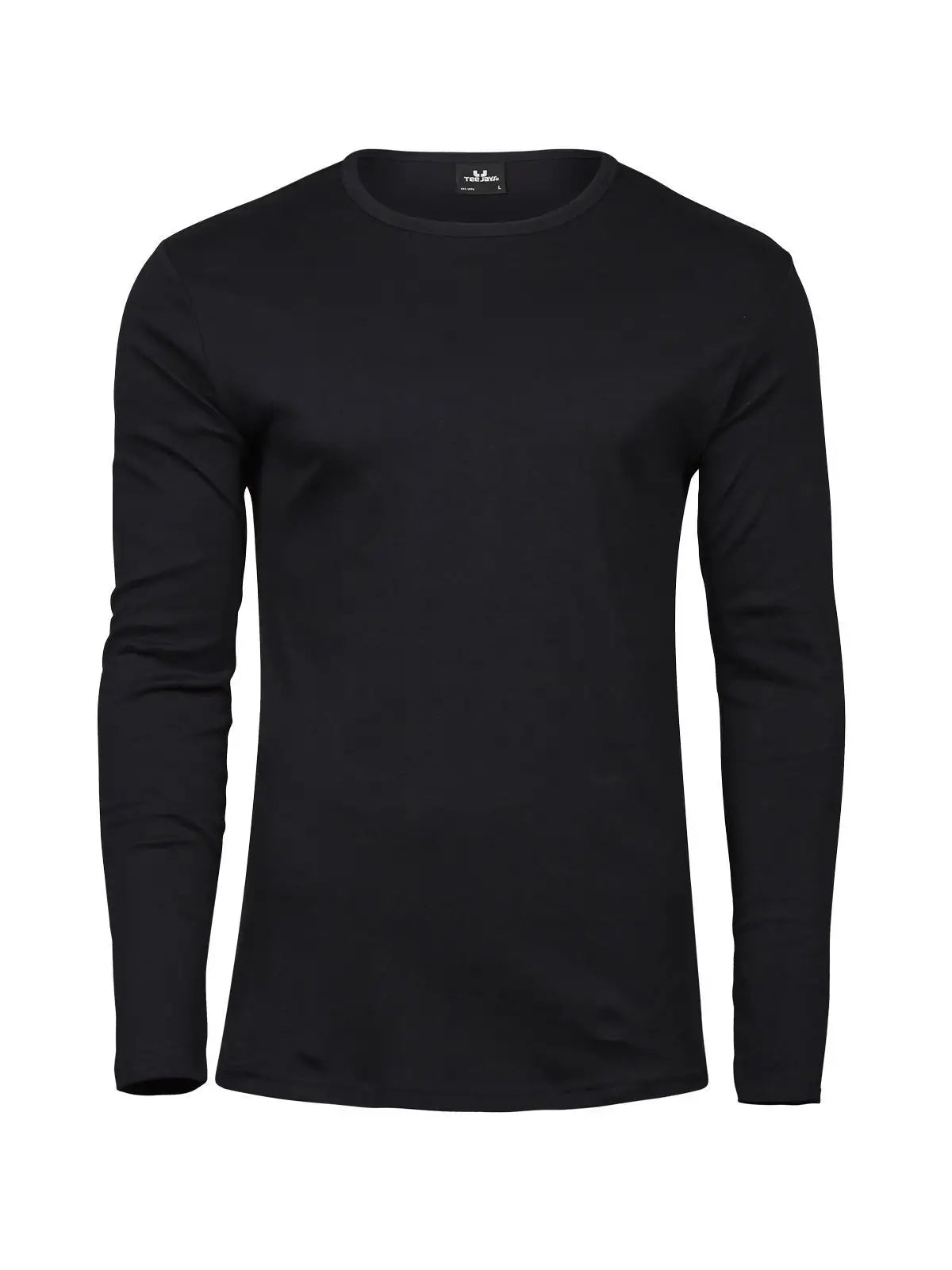 T-shirt Long Sleeve Interlock Tee Uomo | Tee Jays - Nero