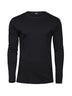 T-shirt Long Sleeve Interlock Tee Uomo | Tee Jays - Nero