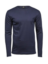 T-shirt Long Sleeve Interlock Tee Uomo | Tee Jays - Blu
