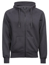 Felpa Fashion Full Zip Hood Uomo | Tee Jays - Dark Grey