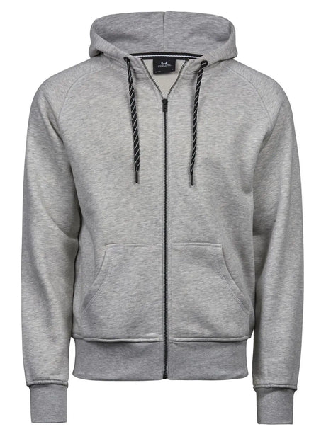 Felpa Fashion Full Zip Hood Uomo | Tee Jays - Heather Grey