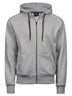 Felpa Fashion Full Zip Hood Uomo | Tee Jays - Heather Grey