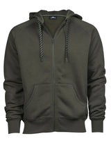 Felpa Fashion Full Zip Hood Uomo | Tee Jays - Verde