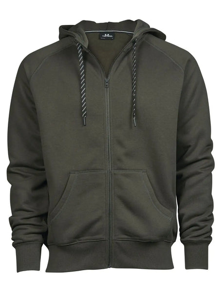 Felpa Fashion Full Zip Hood Uomo | Tee Jays - Verde