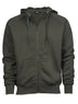 Felpa Fashion Full Zip Hood Uomo | Tee Jays - Verde