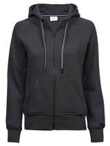 Felpa Ladies Fashion Full Zip Hood Donna | Tee Jays - Dark Grey