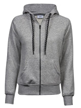 Felpa Ladies Fashion Full Zip Hood Donna | Tee Jays - Heather Grey