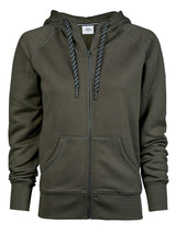 Felpa Ladies Fashion Full Zip Hood Donna | Tee Jays - Verde