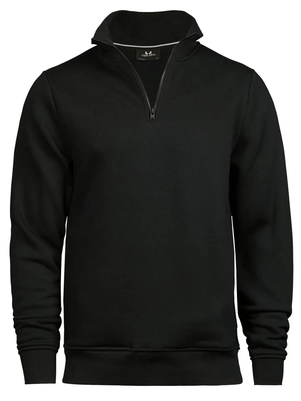 Felpa Halfzip Sweatshirt Uomo | Tee Jays - Nero