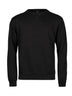 Felpa Ribbed Interlock Crew Neck Uomo | Tee Jays - Nero