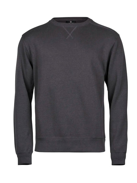Felpa Ribbed Interlock Crew Neck Uomo | Tee Jays - Grigio