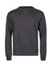 Felpa Ribbed Interlock Crew Neck Uomo | Tee Jays - Grigio