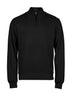 Felpa Ribbed Interlock Half Zip Uomo | Tee Jays - Nero