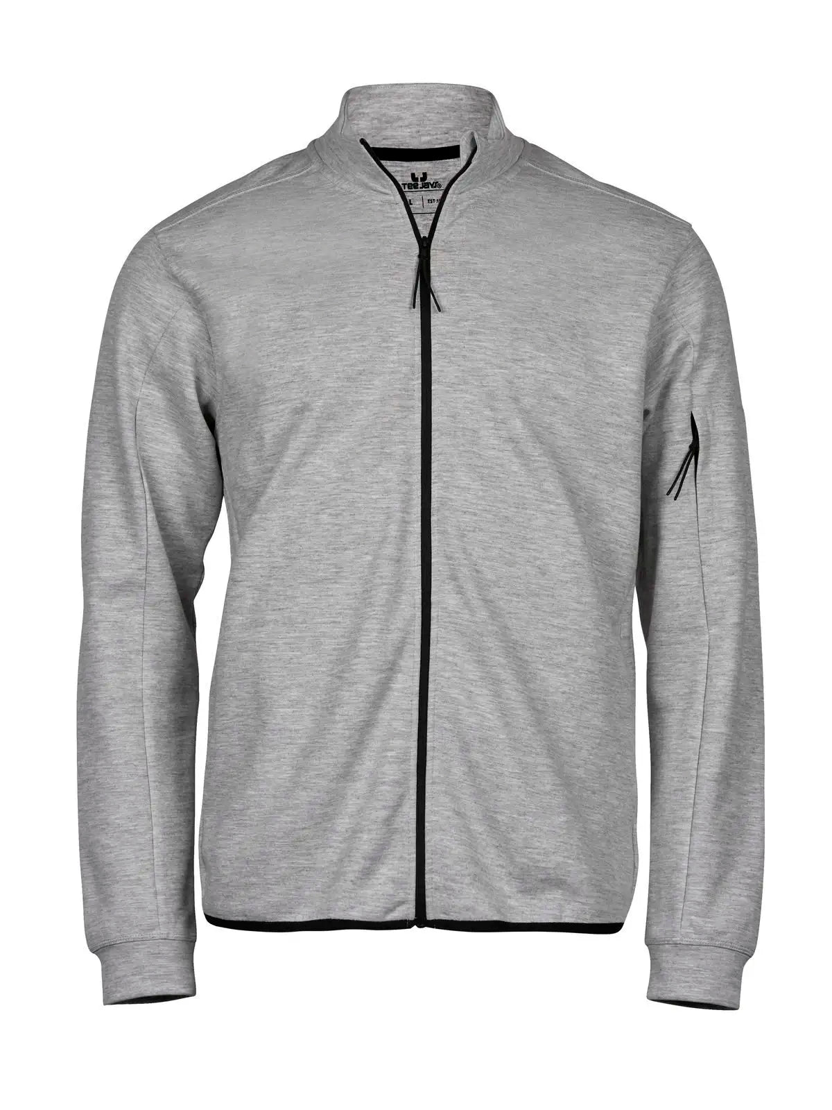 Felpa Athletic Full Zip Cardigan Uomo | Tee Jays - Grigio