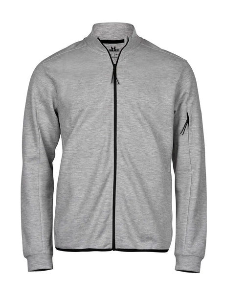 Felpa Athletic Full Zip Cardigan Uomo | Tee Jays - Grigio