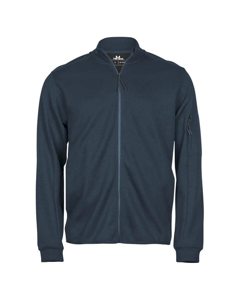 Felpa Athletic Full Zip Cardigan Uomo | Tee Jays - Blu