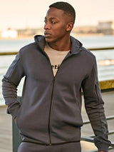 Felpa Athletic Hooded Full Zip Sweat Uomo | Tee Jays