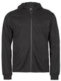 Felpa Athletic Hooded Full Zip Sweat Uomo | Tee Jays - Nero