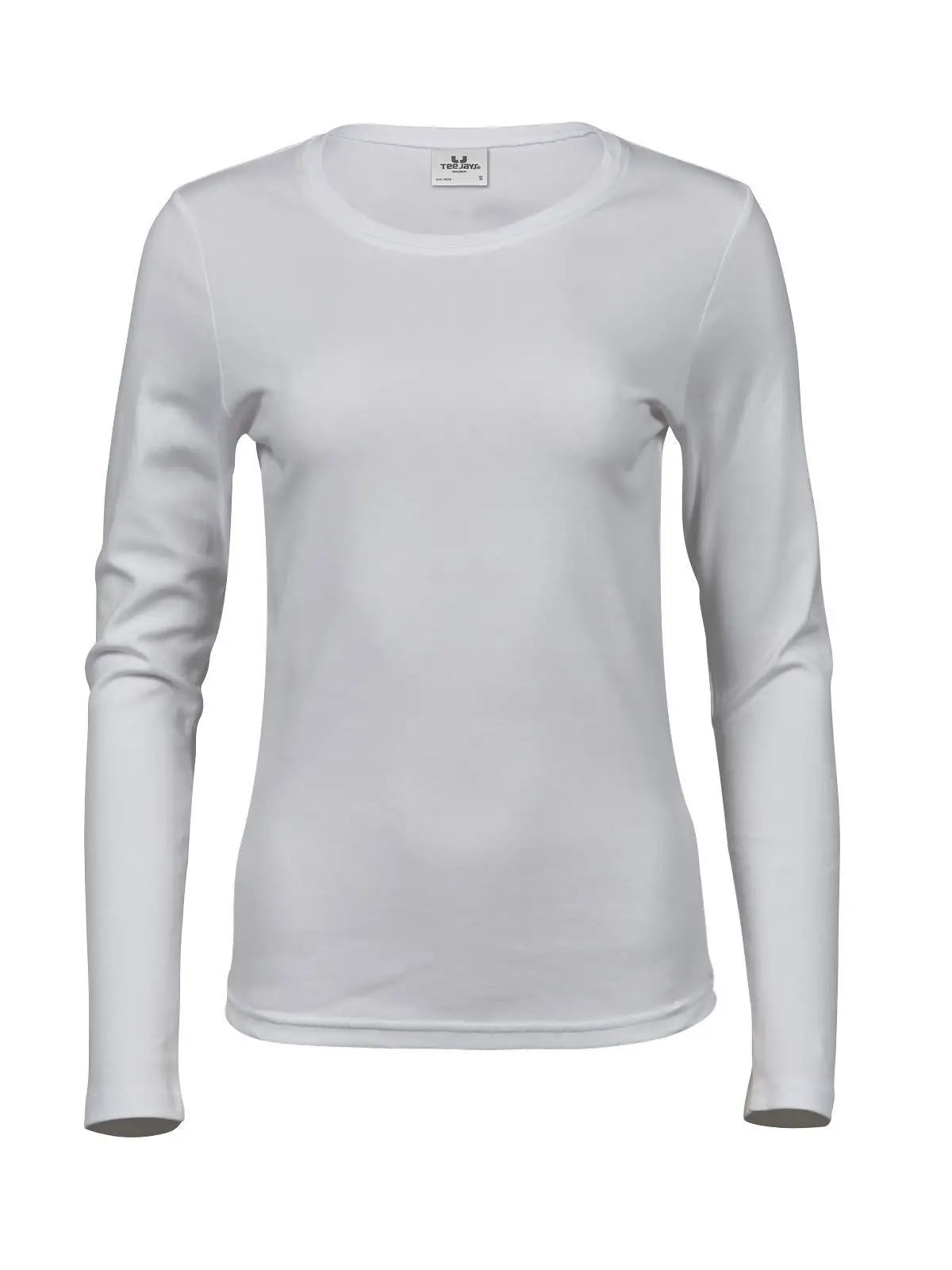 T-shirt Ladies Long Sleeve Interlock Tee Donna | Tee Jays - Bianco